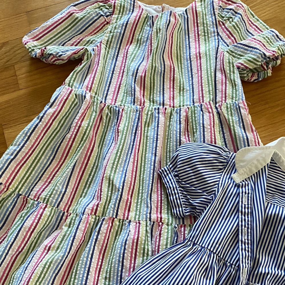 Lilly Pulitzer Kids Dresses - Blue, Green, Pink Stripes - Picture 2 of 11